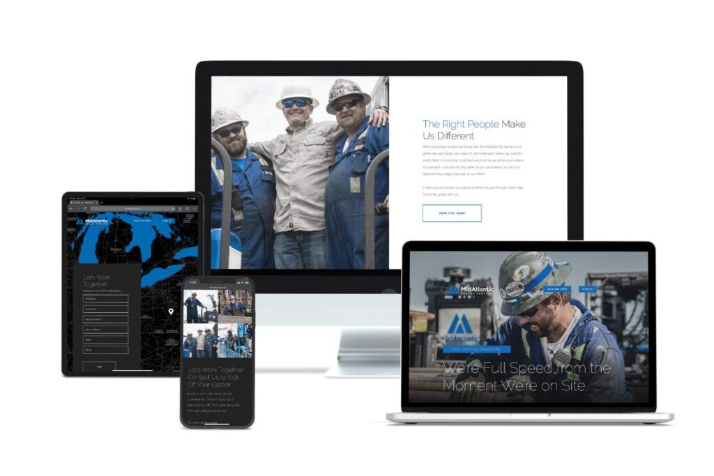 MidAtlantic website design and development
