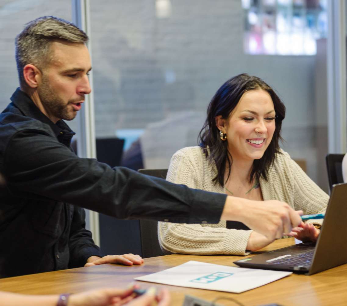 Branding and Messaging Services | Team talking to each other