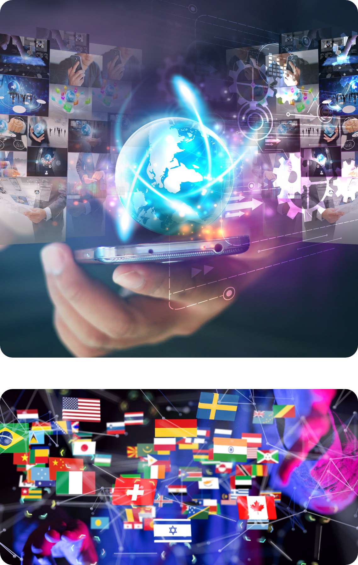 Marketing Across Continents | International graphic