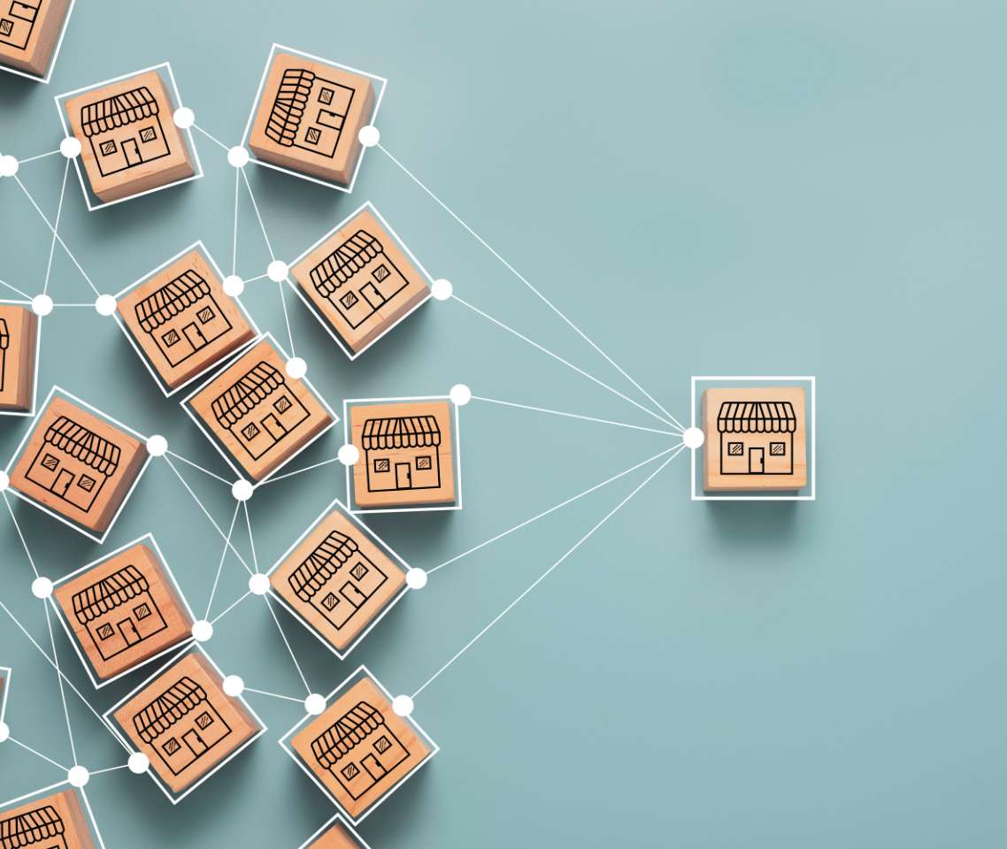 Hand placing tiles - Direct Online Marketing internet marketing company - Provider of SEO Services for Franchise Businesses