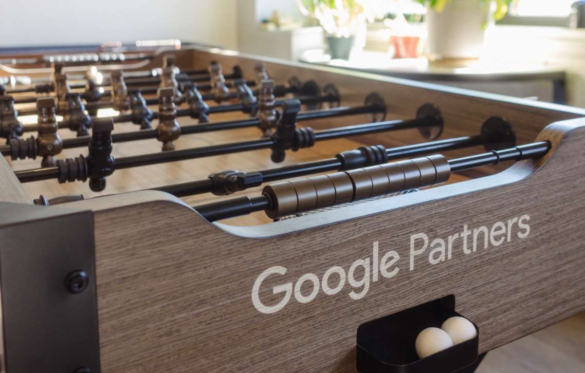 Google Foosball table