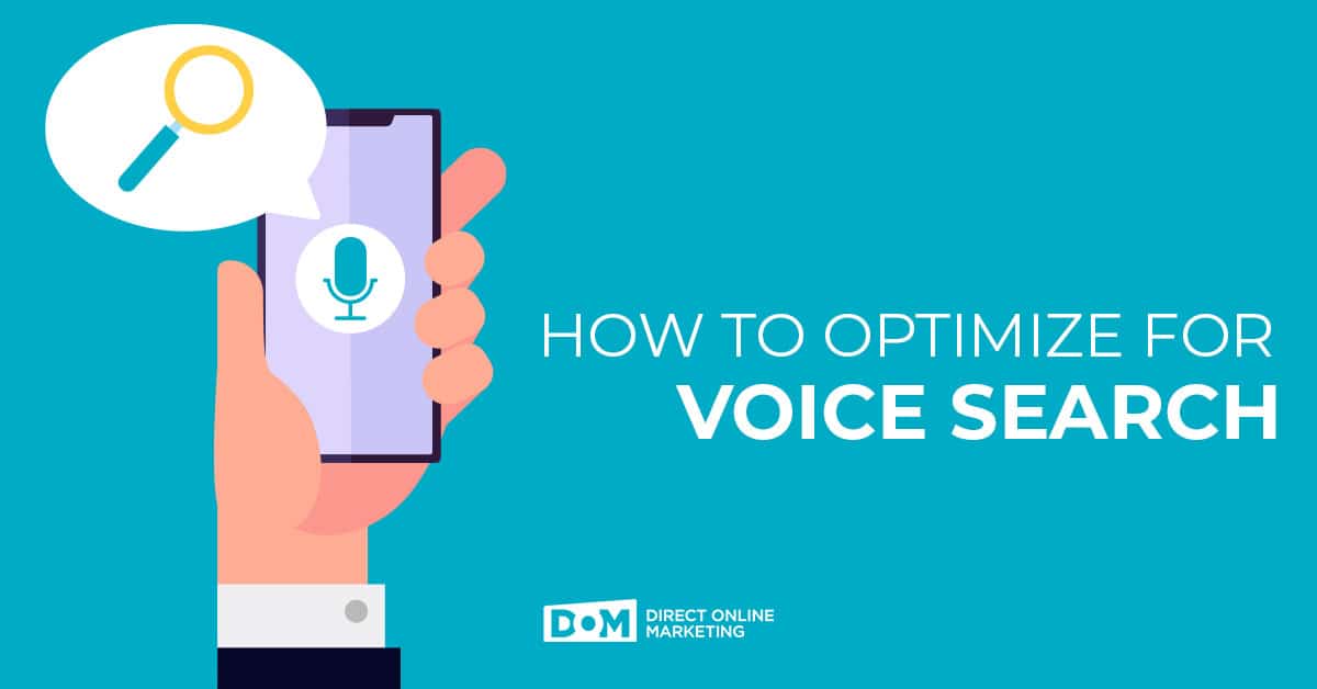 Optimizing for Voice Search | How to Optimize for Voice Search | Optimizing for Voice Search Blog Graphic