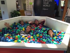 Kickin' it at the Googlplex