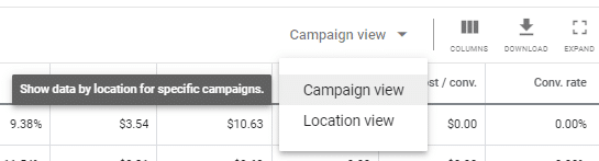 c_Select_Campaign_View_-_Pivot_Table_PPC_Performance_Blog