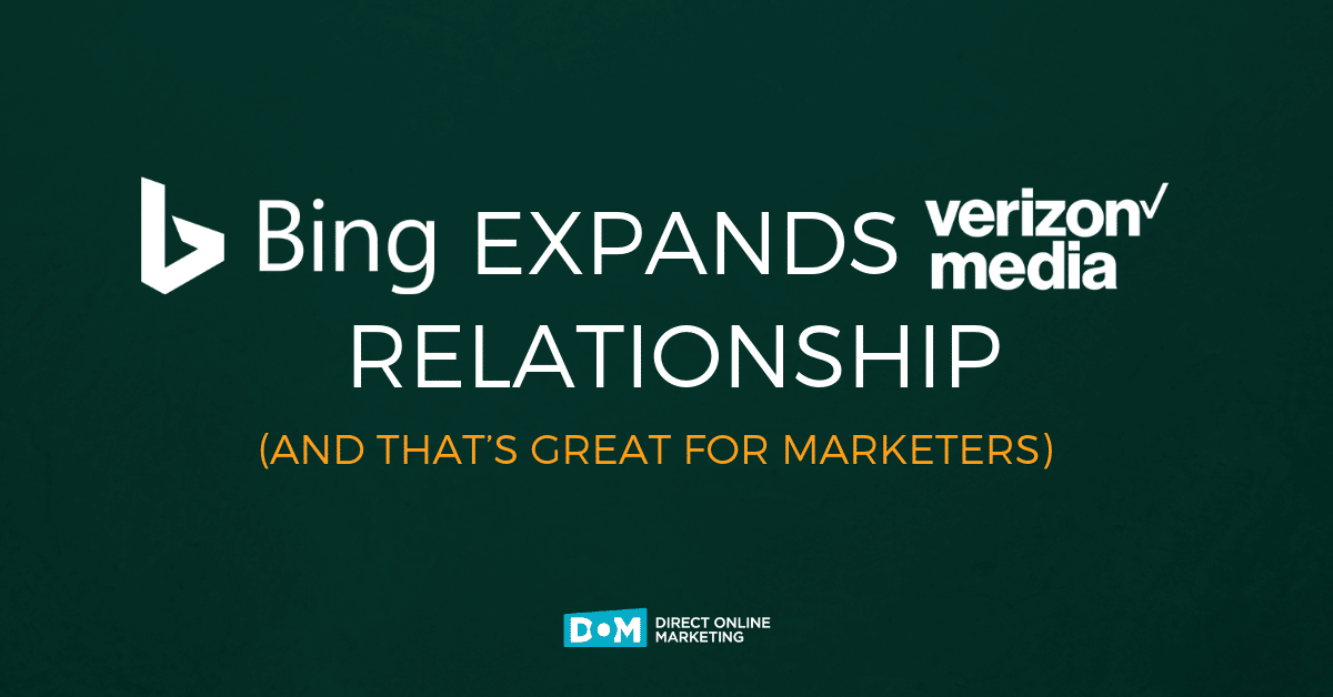 Bing Expands Relationship With Verizon Media