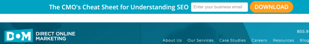 floating bar email marketing