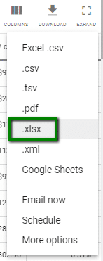 g Save as an xlsx - Pivot Table PPC Blog