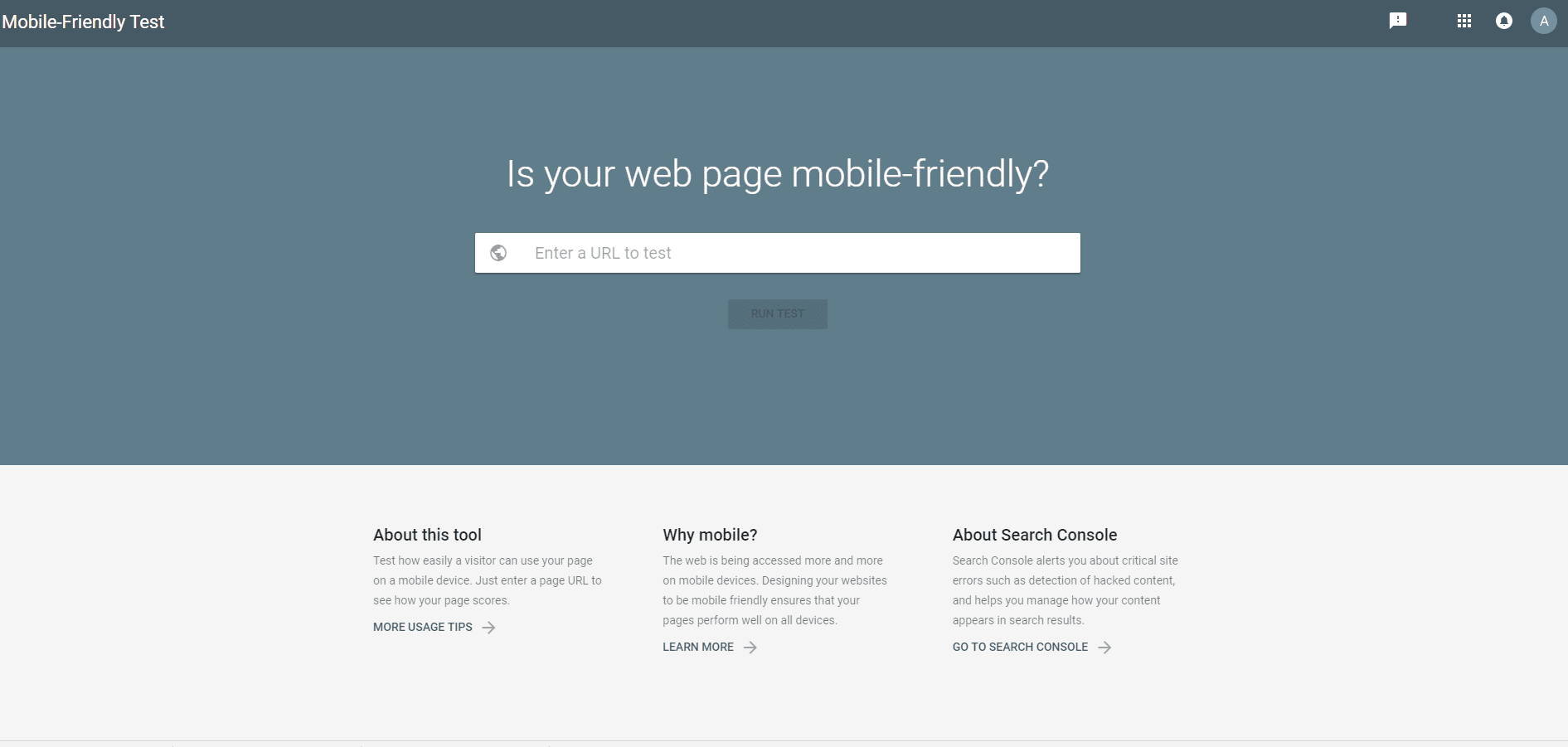 Google mobile-first index directom