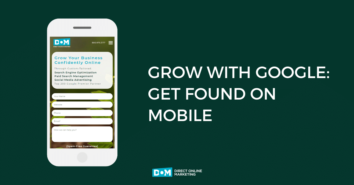 Mobile SEO | Optimize Website for Mobile | Get Found on Mobile Blog Graphic