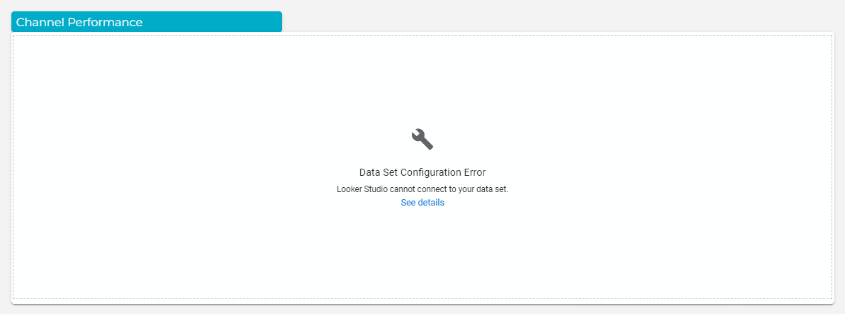 Looker Studio GA4 issues November 2022