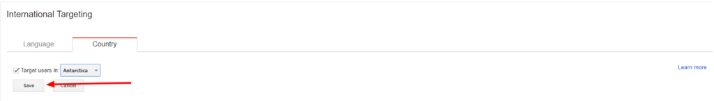 google search console country tab step by step - step 5