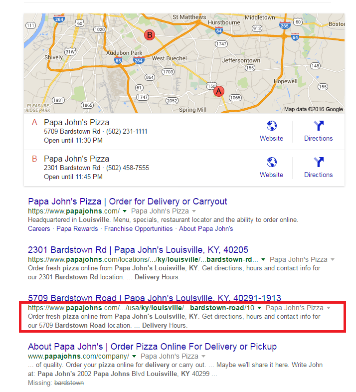 Meta Descriptions for local SEO
