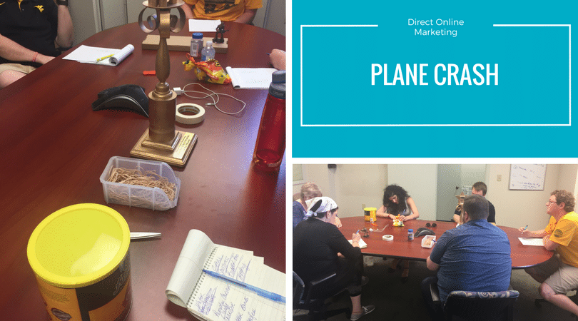 Plane Crash team building activity