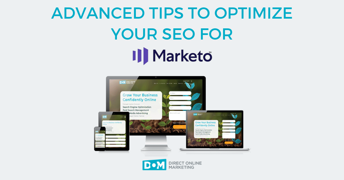 SEO for Marketo | Digital Marketing for Marketo | SEO Tips for Marketo Blog Graphic