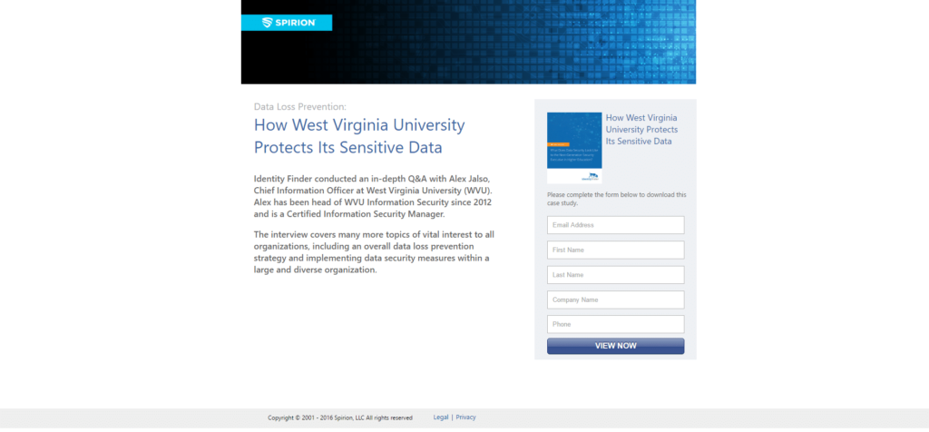 gated content lead generation idea for software companies