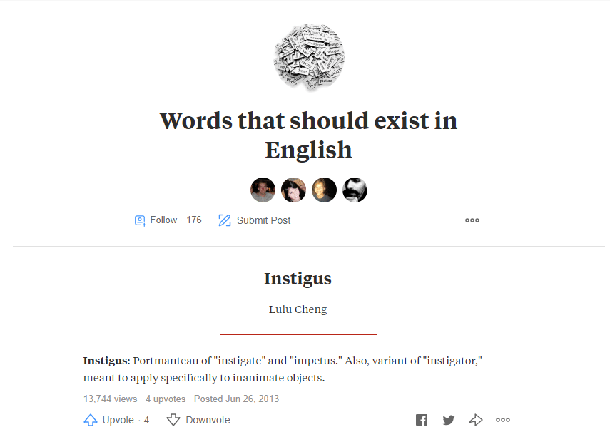 quora blog subdomain screenshot